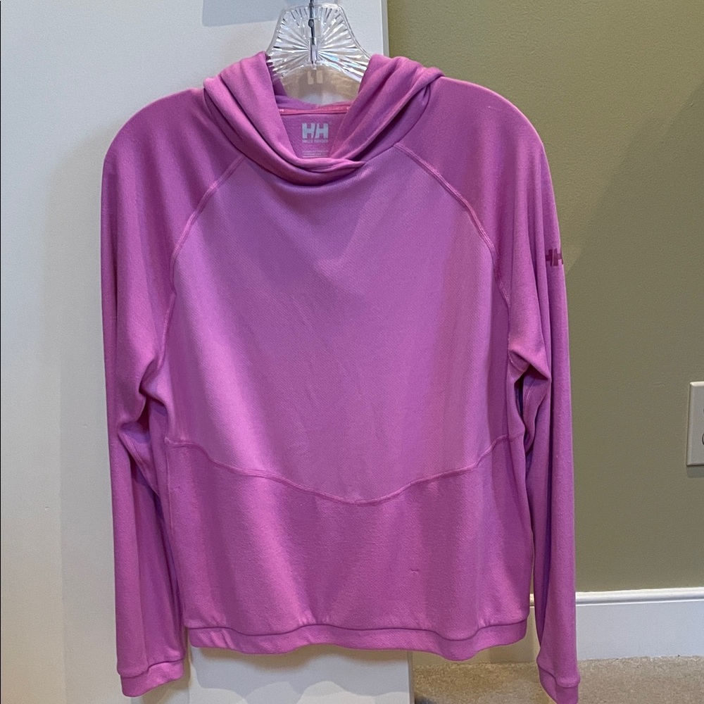 Helly Hansen pink pullover hoody